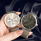 (Wholesale), fashionable watch strap stainless steel, men's watch, British style