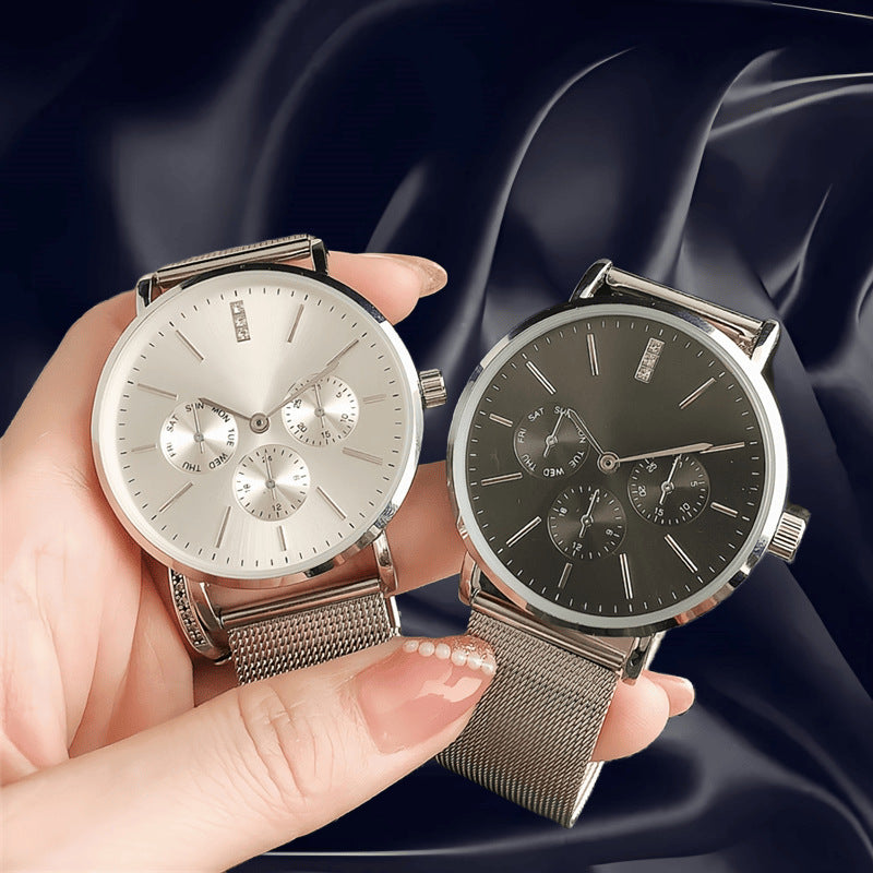 (Wholesale), fashionable watch strap stainless steel, men's watch, British style