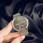 (Wholesale), fashionable watch strap stainless steel, men's watch, British style