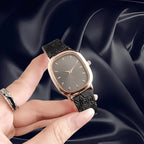 Fashionable elegant design square watch, universal swiss watch, belt, quartz watches, simple and elegant design, trend of season