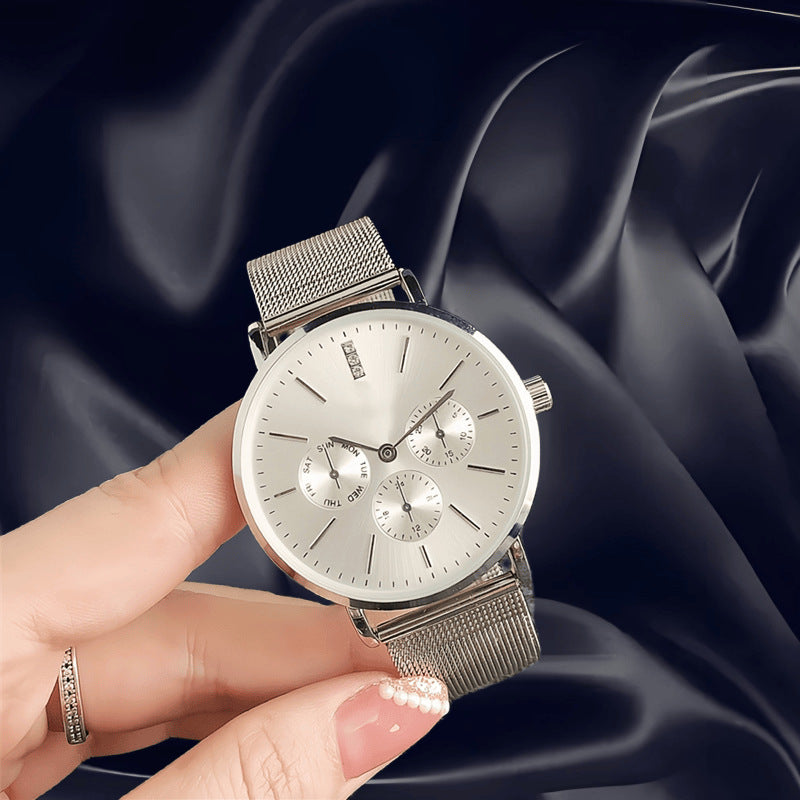 (Wholesale), fashionable watch strap stainless steel, men's watch, British style