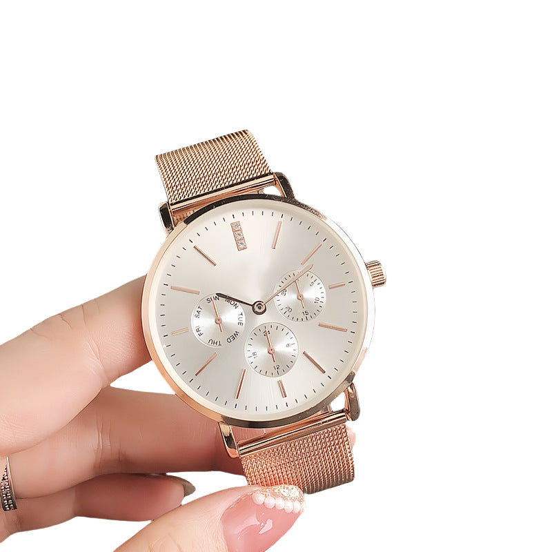 (Wholesale), fashionable watch strap stainless steel, men's watch, British style