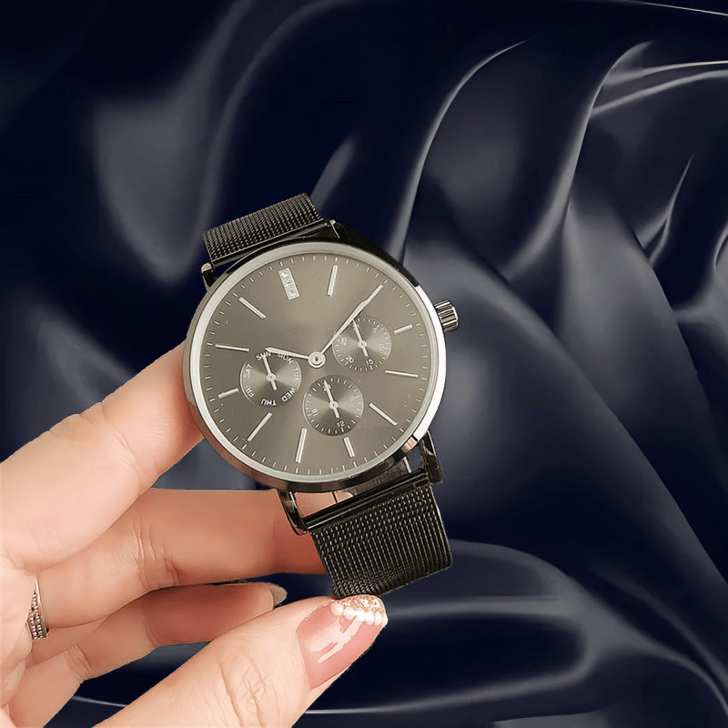 (Wholesale), fashionable watch strap stainless steel, men's watch, British style