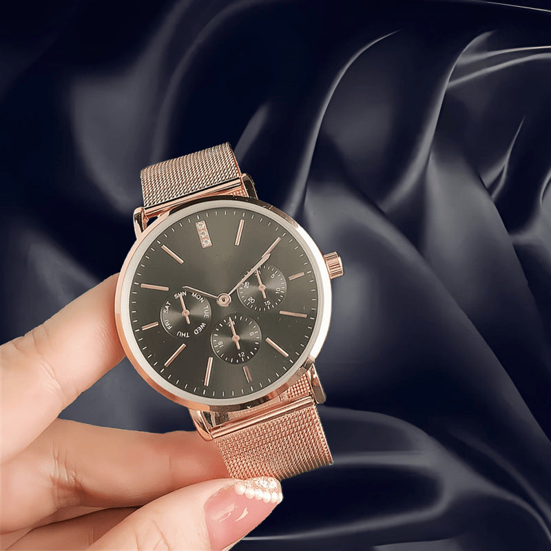 (Wholesale), fashionable watch strap stainless steel, men's watch, British style